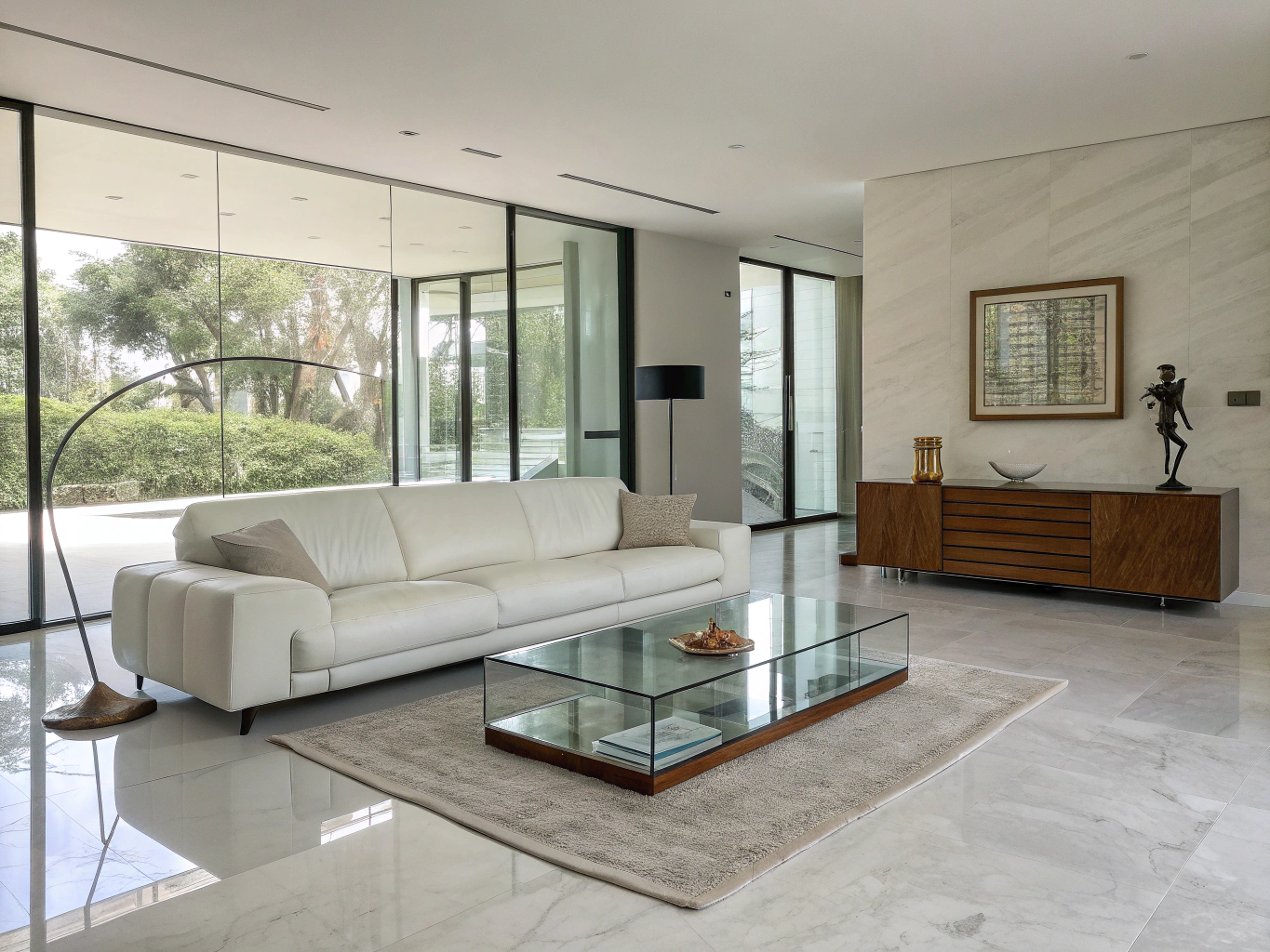 Modern luxury home interior architecture